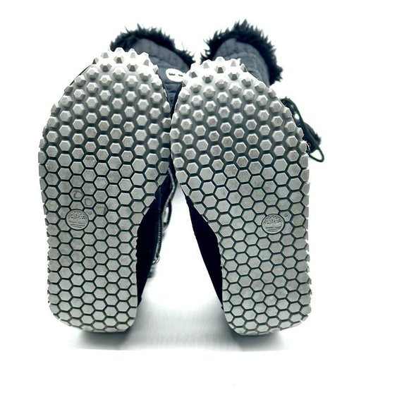 Timberland Kids T7 T8 Faux Fur Tall Winter Snow Boots - Picture 9 of 9